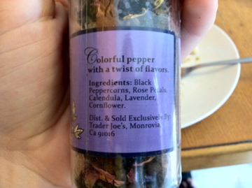 Trader Joe's Flower Pepper Ingredients