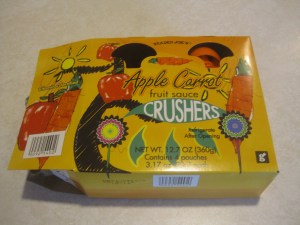 Trader Joe's Apple Carrot Fruit Sauce Crushers