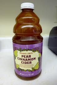 Trader Joe's Pear Cinnamon Cider