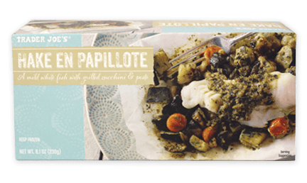 Trader Joe's Hake en Papillote
