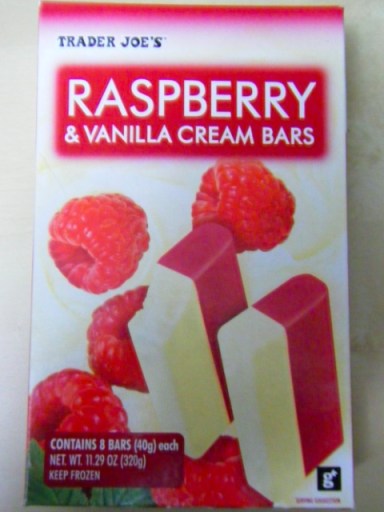 Trader Joe's Raspberry and Vanilla Cream Bars