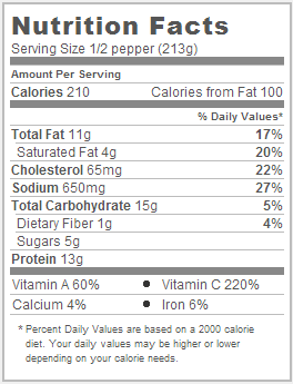 Trader Joe's Stuffed Peppers with Seasoned Turkey and Rice