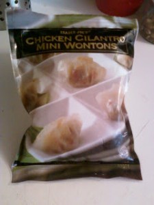Trader Joe's Chicken Cilantro Mini Wontons
