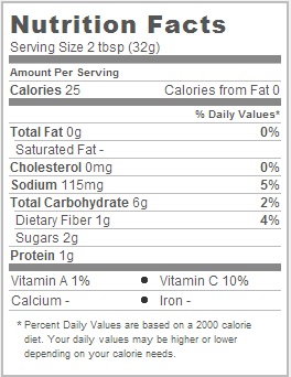 Trader Joe's Cowboy Caviar Salsa - Nutrition Facts