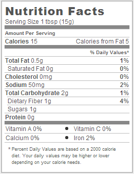 Trader Joe's Red Pepper Spread with Eggplant and Garlic - Nutrition Facts