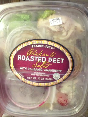 Trader Joe's Roated Beet and Chicken Salad
