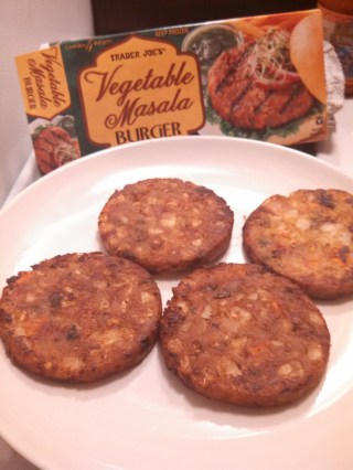 Trader Joe's Vegetable Masala Burgers