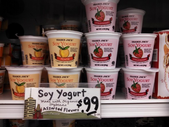 Trader Joe's Soy Yogurt - Strawberry, Peach