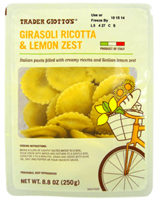 Trader Joe's Girasoli Ricotta and Lemon Ravioli