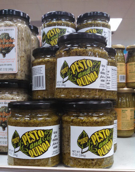 Trader Joe's Pesto and Quinoa