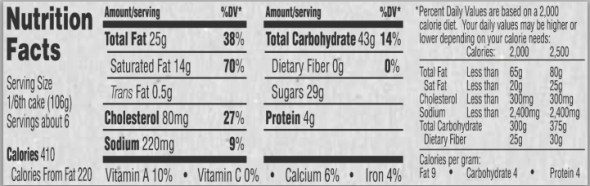 Trader Joe's Speculoos Cookie Butter Cheesecake - Nutritional Info and Calories