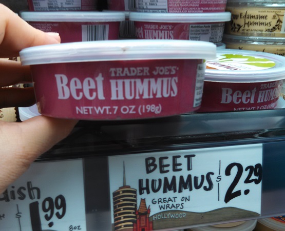 Trader Joe's Beet Hummus 2