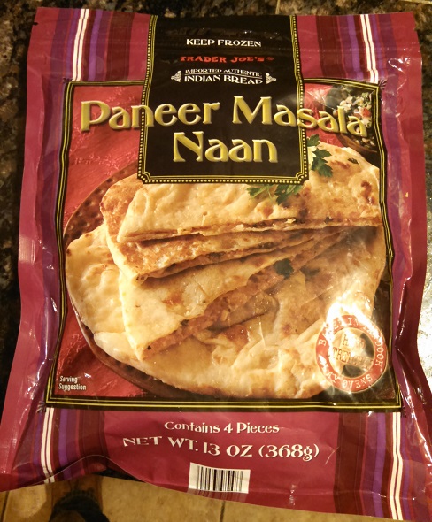 Trader Joe's Paneer Masala Naan