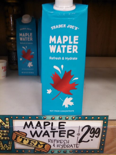 Trader Joe's Maple Water