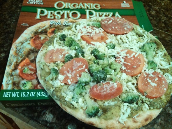 Trader Joe's Organic Pesto Pizza
