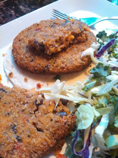 Trader Joe's Quinoa Cowboy Burger 1