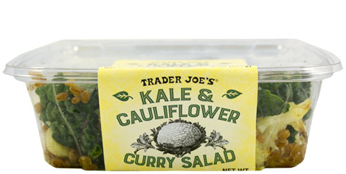 Trader Joe's Kale and Cauliflower Curry Salad