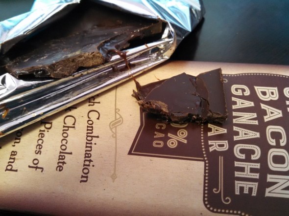 Trader Joe's Uncured Bacon Ganache Bar - 2