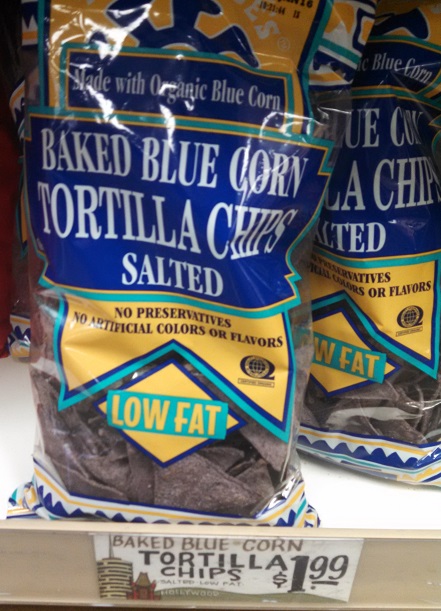 Trader Joe's Baked Blue Corn Tortilla Chips Salted