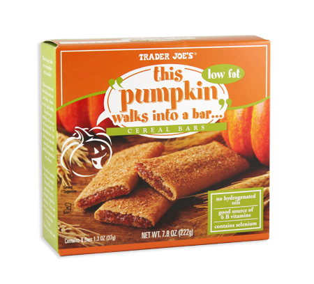 Trader Joe's This Pumpkin Walks Into A Bar Cereal Bar