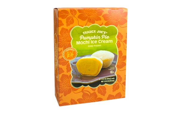 Trader Joe's Pumpkin Pie Mochi Ice Cream 1