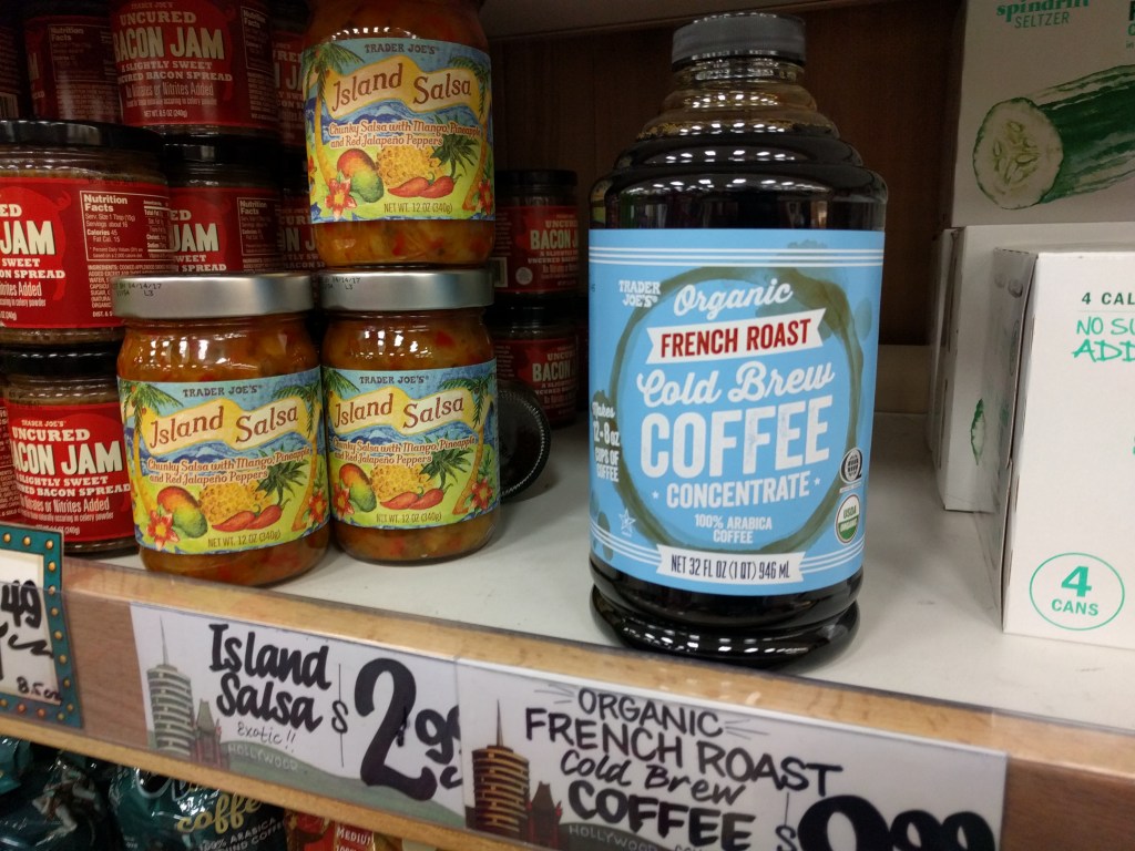 Trader Joe’s French Roast Cold Brew Coffee Concentrate Eating At Joes