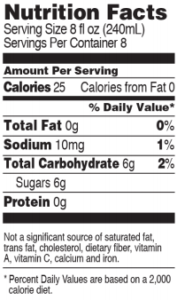 Trader Joe's Morroccan Style Mint Tea - Nutrition Facts